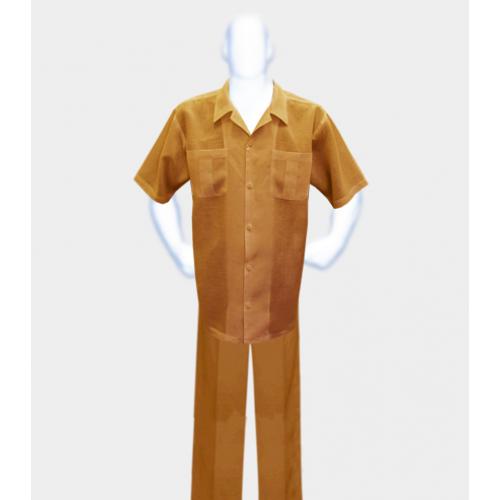 Steve Harvey Spice 2 Pc 100% Linen Outfit # 2613